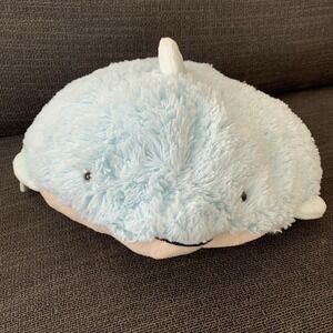 Pillow Pets PeeWees 12" Blue Squeaky Mini Dolphin Plush  2010